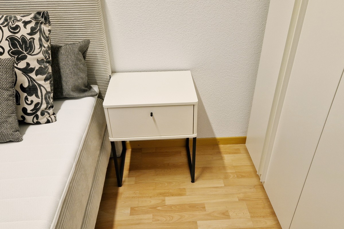 Schrank 6-türig in Lack weiss – Bild 5