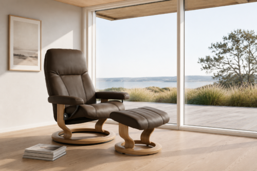 Aktionsmodell Stressless Consul Classic in Leder Batick brown