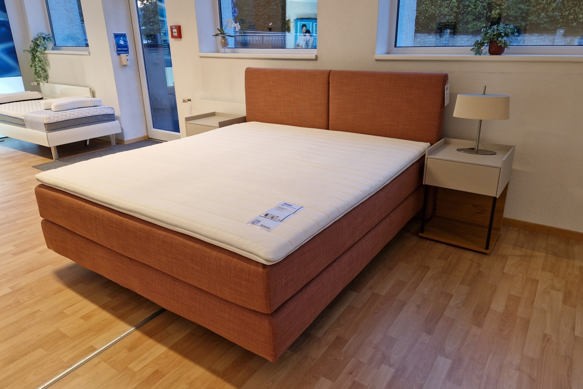 Boxspringbett FEMIRA DreamArt korallenrot