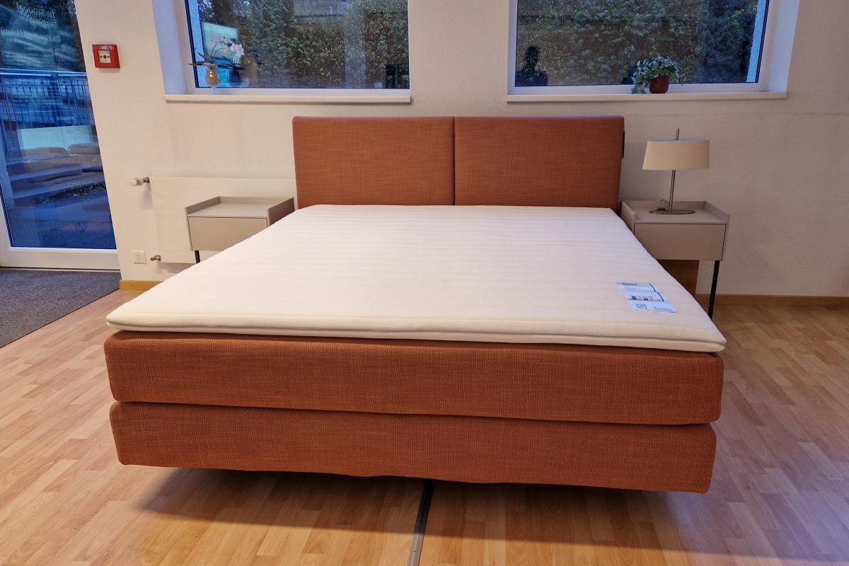 Boxspringbett FEMIRA DreamArt korallenrot